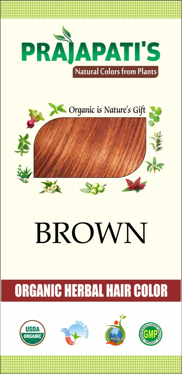 ORGANIC HERBAL HAIR COLOR - BROWN