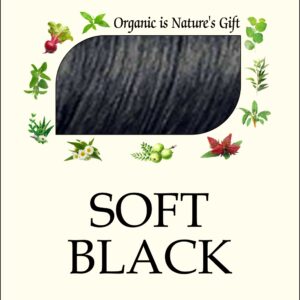 ORGANIC HERBAL HAIR COLOR - SOFT BLACK